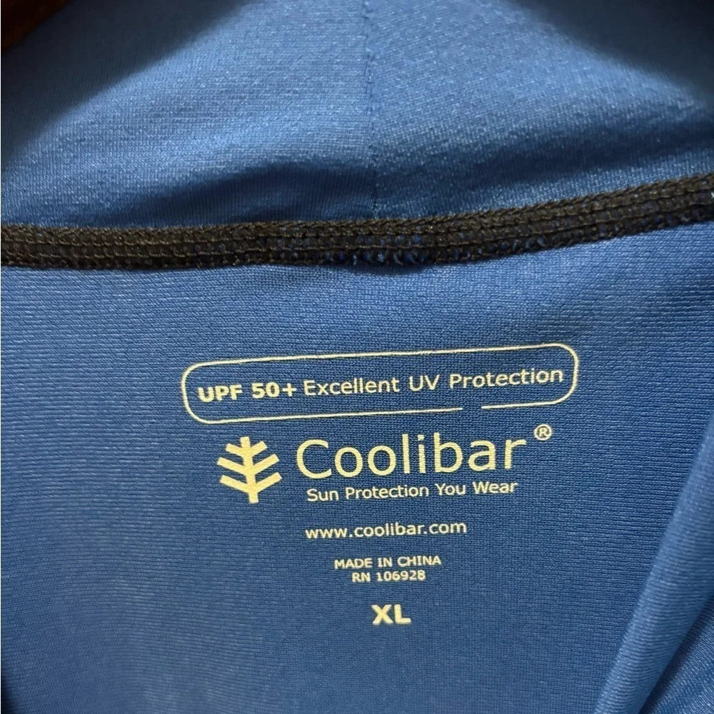 Coolibar UPF 50+ Men's Tulum Short Sleeve Surf Rash Guard - Sun Protective XL